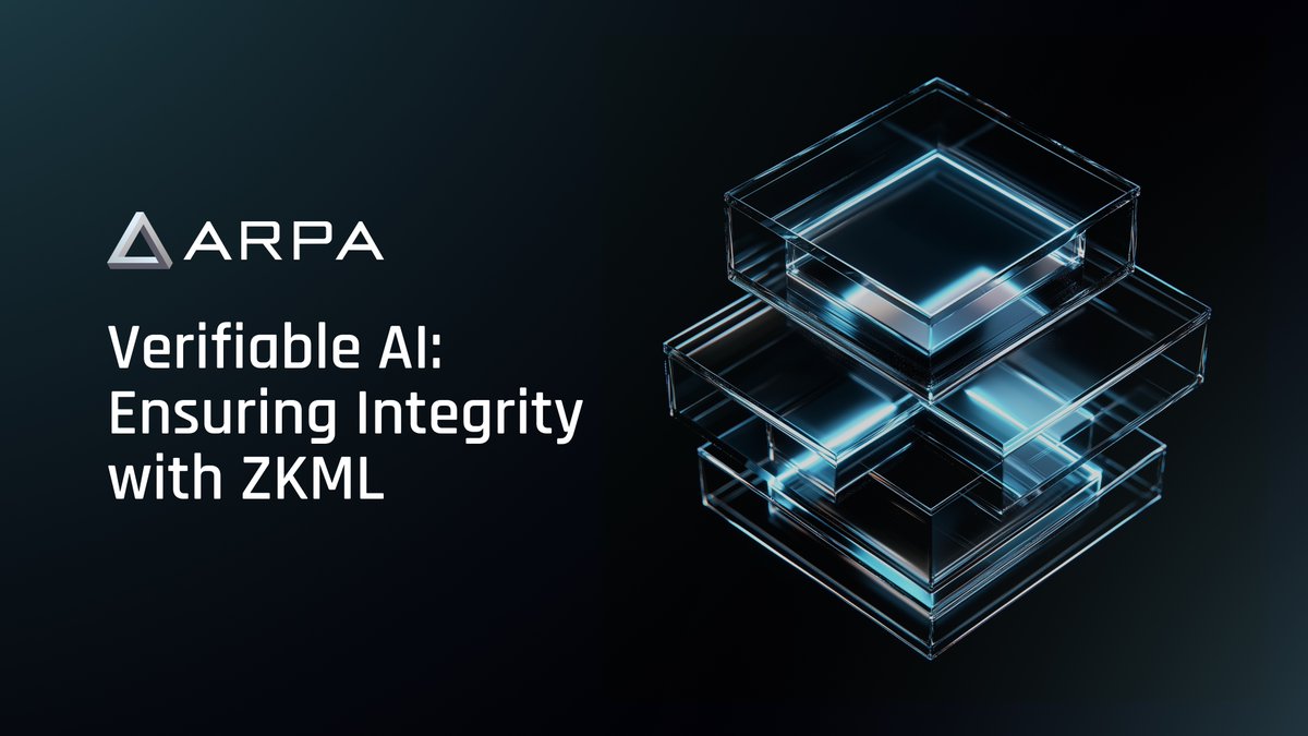 arpaofficial's tweet image. Today we share Verifiable AI by ARPA Network.
Cryptographic light for machine minds.
Proof where promises used to stand.
Start with the vision 👇
arpa.medium.com/verifiable-ai-…