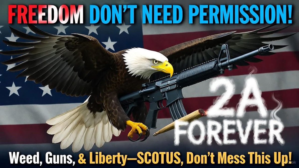 Supreme Court to Decide if Weed Smokers Can Pack Heat! So, the leftist media are losing their minds because the Supreme Court is taking up a case on whether regular marijuana users can own guns. Gasp! 

How dare Americans exercise their God-given Second Amendment rights while