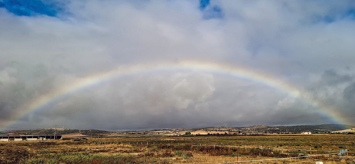 arco iris esta mañana
#rainbow