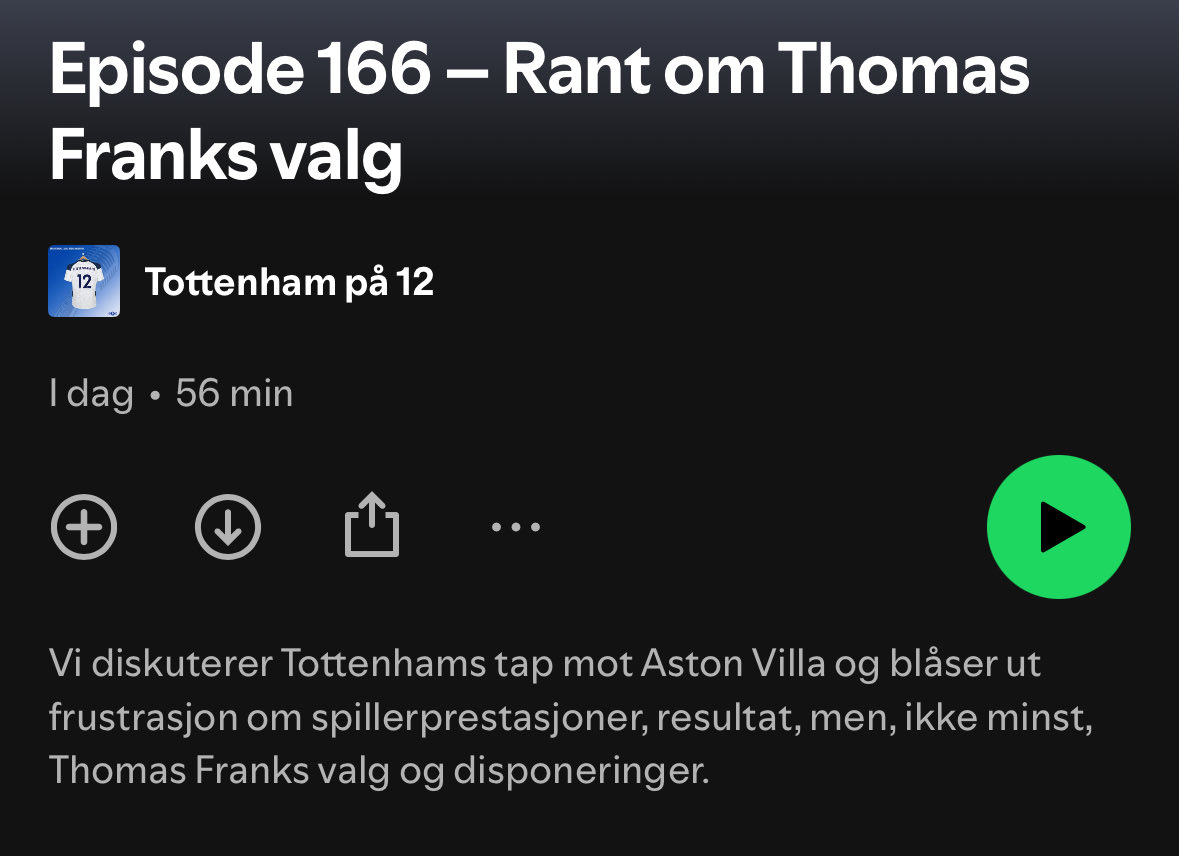 Ny episode ute nå! 🎙️🎙️

<a href="/erikheimdal00/">Erik K. Heimdal</a> <a href="/Lars_Peder/">Lars Peder Karset Hellerud</a>