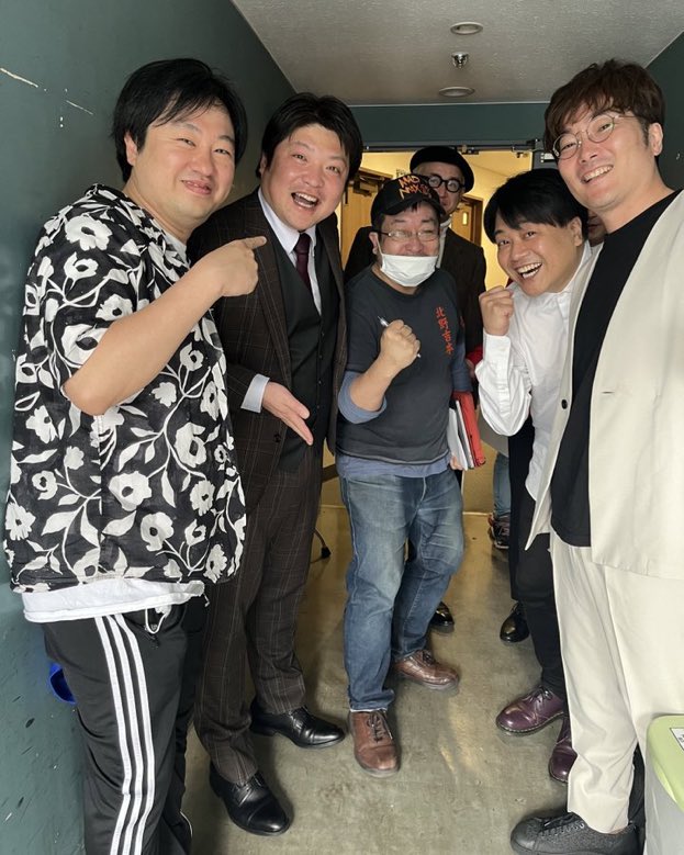 pine_no_mi's tweet image. @no_TL #月曜がっちゃんこ 
山田ナビスコ氏（真ん中手前）