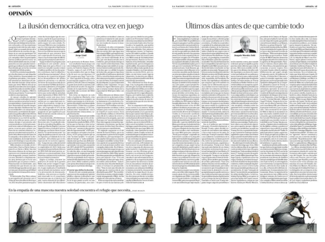 -EL REFUGIO DE LA SOLEDAD 
En la empatía de una mascota nuestra soledad encuentra el refugio que necesita.
<a href="/LANACION/">LA NACION</a> #argentina 19/10/25