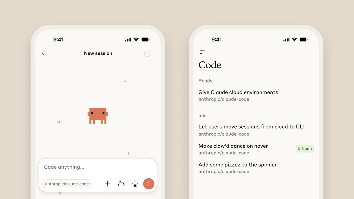 claudeai's tweet image. With Claude Code on the web, assign multiple tasks that run in parallel while you monitor and steer from your browser or iOS app.
Ideal for tackling bug backlogs, routine fixes, and parallel development work.