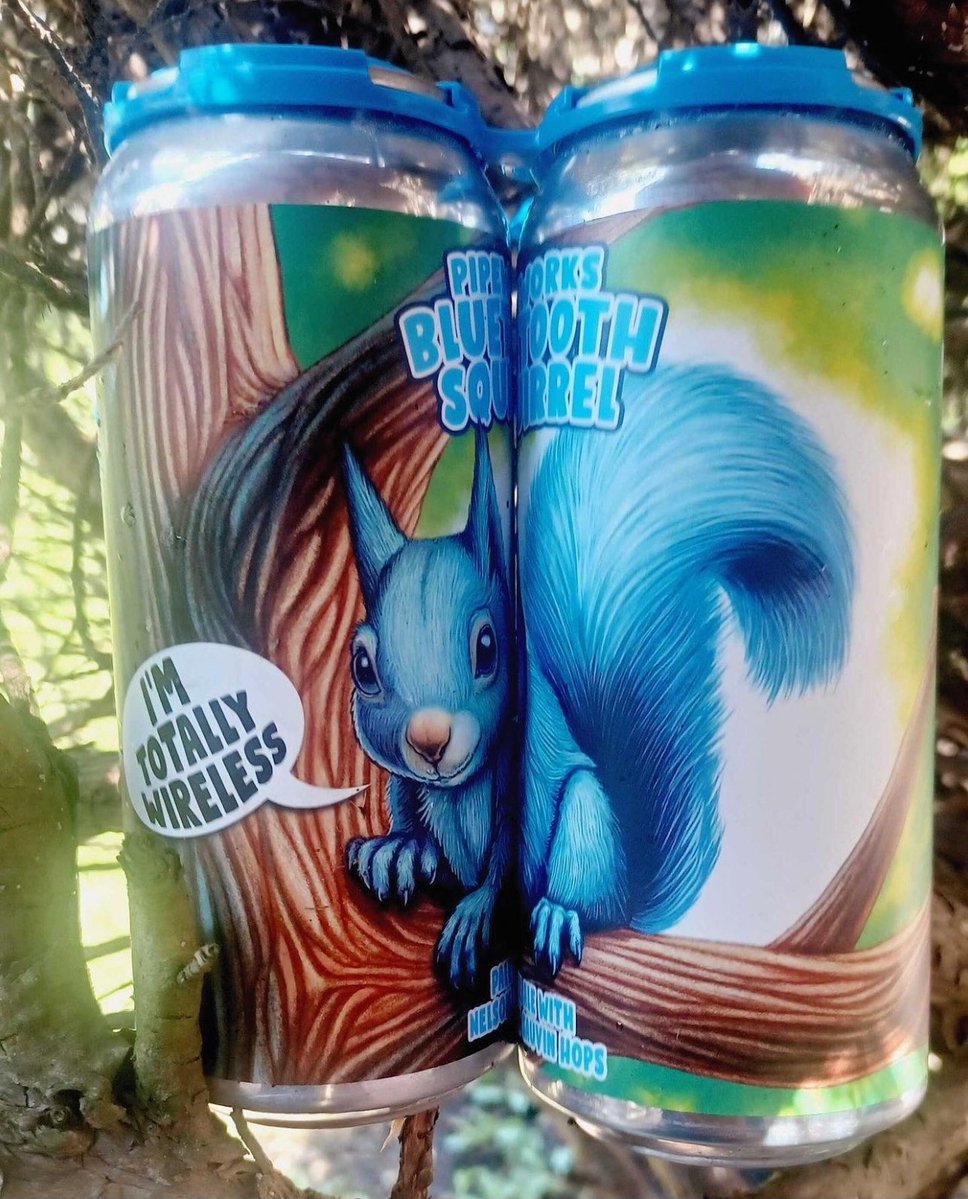 Now on draft: #PipeworksBrewing Bluetooth Squirrel. This pale ale is all about the fresh Nelson Sauvin hops from New Zealand. It’s bright, light, with aromas and flavors of crushed grapes, tangerines, and pineapple. Clocks in at 6.0% ABV. #chicaoobeers #chicagobars 📸Pipeworks