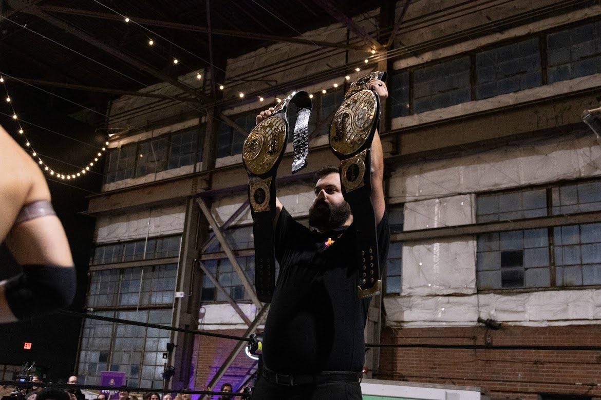 Had the privilege to referee the match between <a href="/KidLykos/">Kid Lykos キッド・ライコス</a> &amp; <a href="/KidLykosII/">Kid Lykos II</a> vs <a href="/MarinoTenaglia/">Marino TENAGLIA</a> &amp; <a href="/collins__philly/">Philly C.</a> for the Progress World Tag Team titles. Check out this match &amp; the entire <a href="/aiwrestling/">Absolute Intense Wrestling</a> Death Of Seasons show on Youtube!

📺: youtube.com/live/7b54A81me…

📷: <a href="/rpwwrestling138/">Bobby “Potter” Piskor</a>