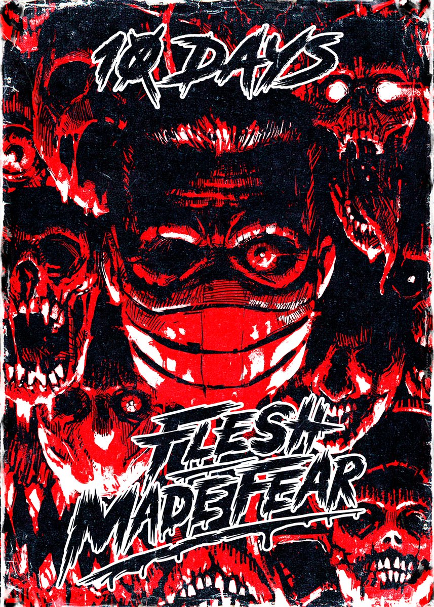 10 days until the release of FLESH MADE FEAR!

Get ready for some classic survival horror with a mix of 80s/90s slasher horror!

#indiegame #indiegamedev #PSX #Survivalhorror
