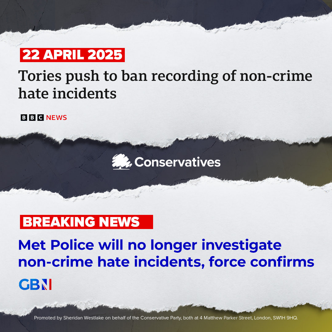 Conservatives called for this back in April. Now, it’s happening.

Time for every police force to do the same 👇