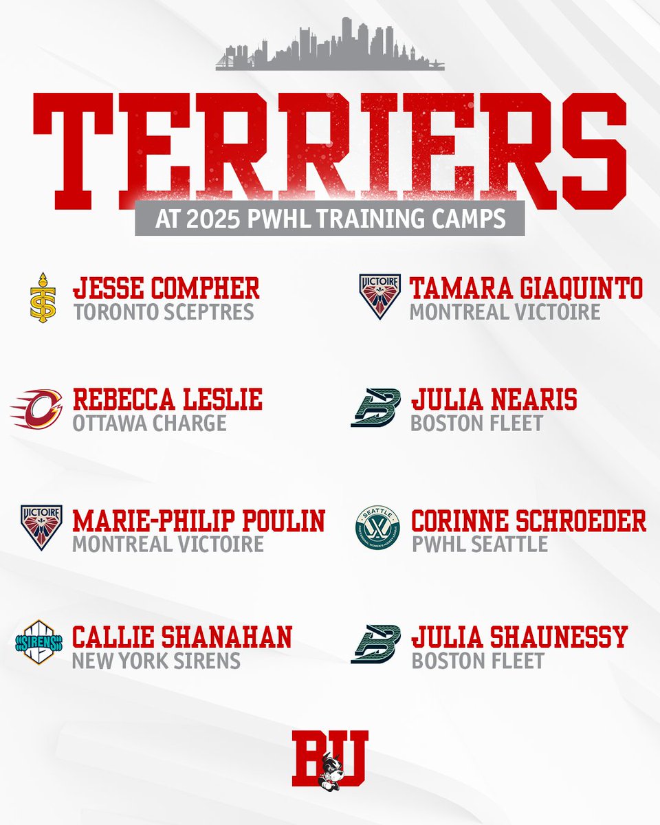 TerrierWHockey's tweet image. Congrats to our Terriers who were selected to @thepwhlofficial training camps!

#ProudToBU