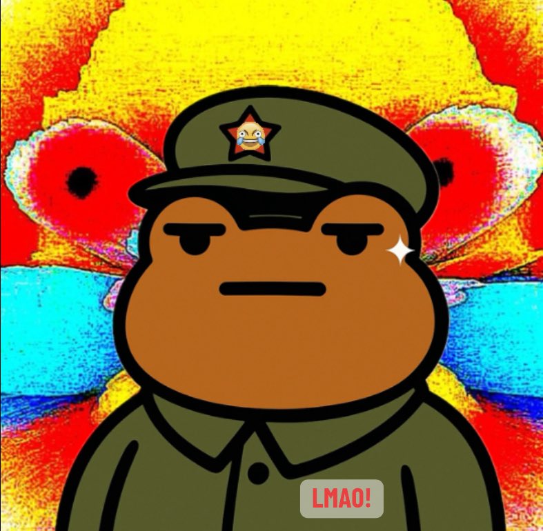 Looking at the relatively uncoordinated raiding in Friggers replies and on posts he simply RTs. Crazy…

As soon as CHAIRMAN LMAO starts the GC, shits gonna get wild. Bid your bids now. <a href="/TheMisterFrog/">Mr. Frog</a>