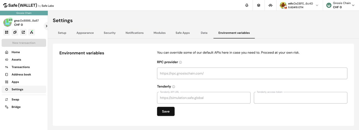 Hidden feature in @Safe{Wallet}: 

You can actually manually overwrite the RPC provider in the settings. 

Very handy when Infura (which is the default) is down.