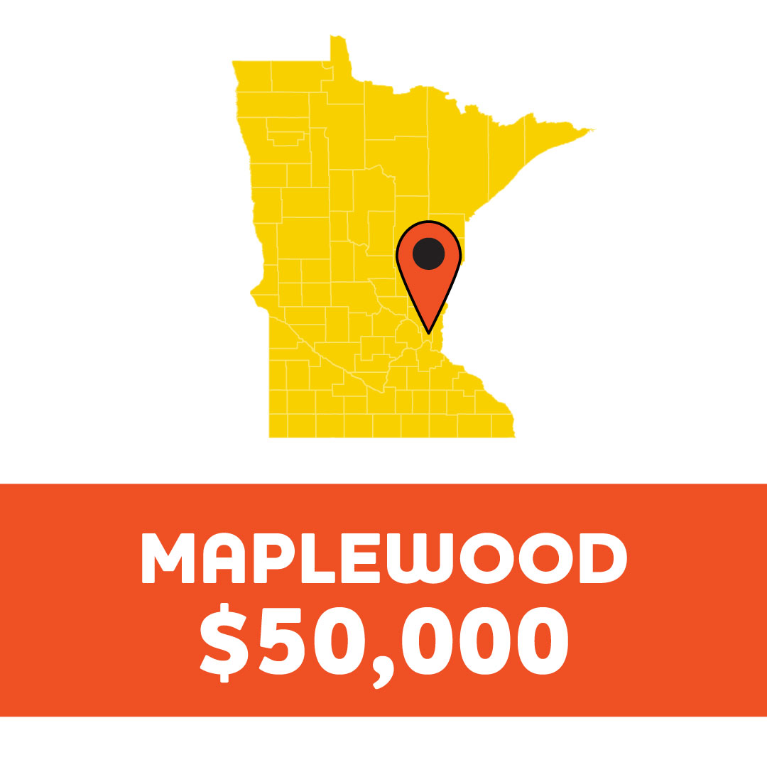 A Powerball payday in Maplewood! ⚪⚪⚪⚪🔴 
A $50,000 winning ticket was sold at Noor Gas Station (1690 McKnight Rd N) for the October 18, 2025 drawing. 
Is it you? Check your tickets! ✨ bit.ly/3Xmev53
