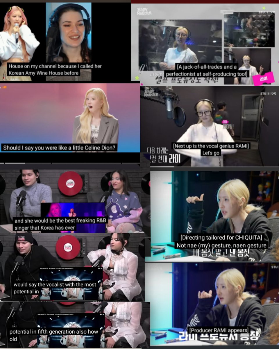 shinhrm's tweet photo. Known as the main vocalist of the group &amp; the best vocalist of Gen5.
Here are RAMI's titles:
- All-rounder
- Vocal genius
- Little Celine Dion
- Amy Winehouse of Korea
- The best freaking singer R&amp;B korea
- Most potential Vocalist gen5
- Directing vocal babymonster
- Sirene voice https://t.co/rI5rBPPXDi
