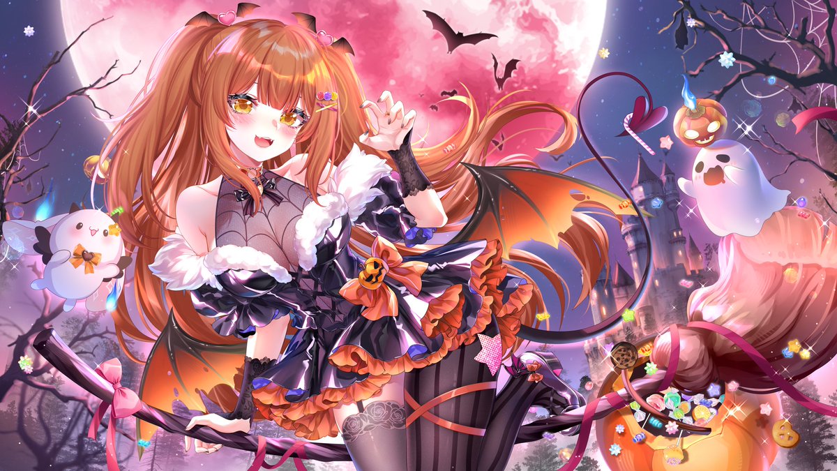 Here's a treat just for you 🥰🍫🍭🍬 ~ Happy Halloween 🎃
<a href="/NovaYStudio/">NovaY_Studio</a>  #michiarts