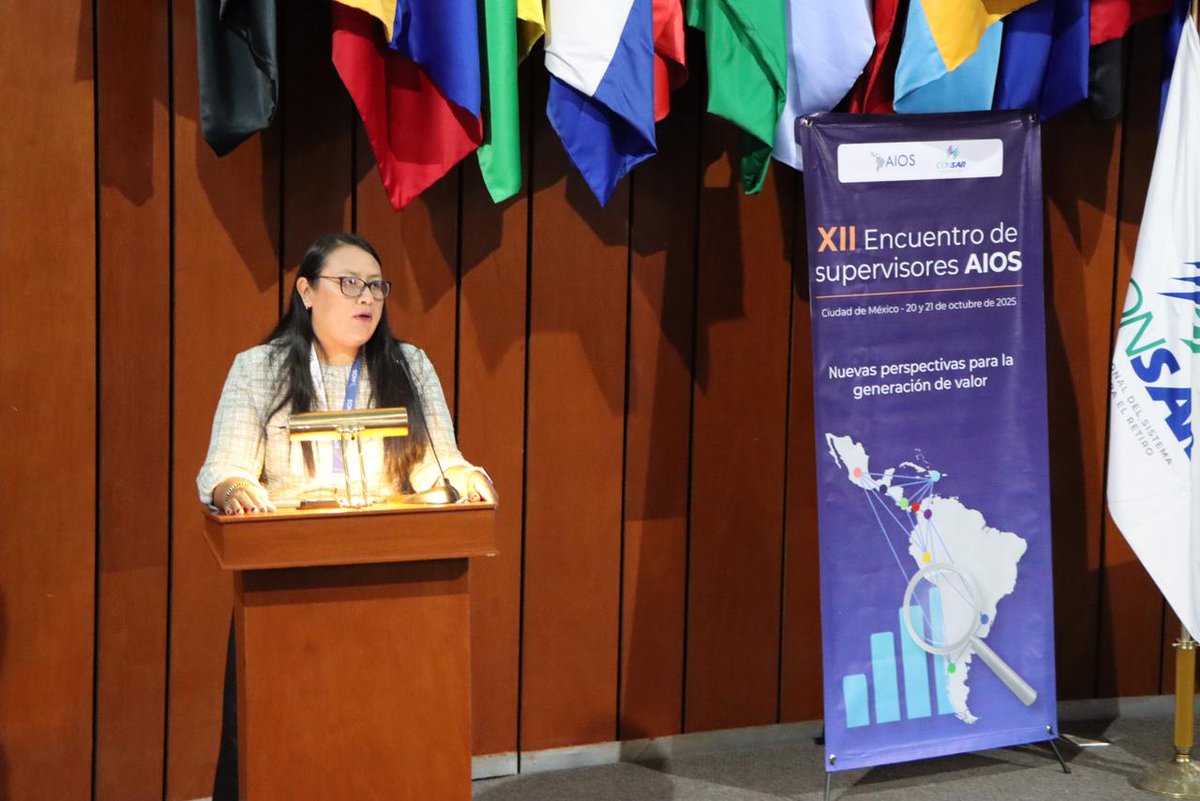 CONSAR_mx's tweet image. En el #XIIEncuentroAIOS, Martha León, Presidenta de la Comisión de Inversiones de la AIOS y Vicepresidenta Financiera de la Consar, expuso los resultados preeliminares del Estudio de Composición de las carteras de inversión en los sistemas de pensiones de los países AIOS.
🧵(1/3)