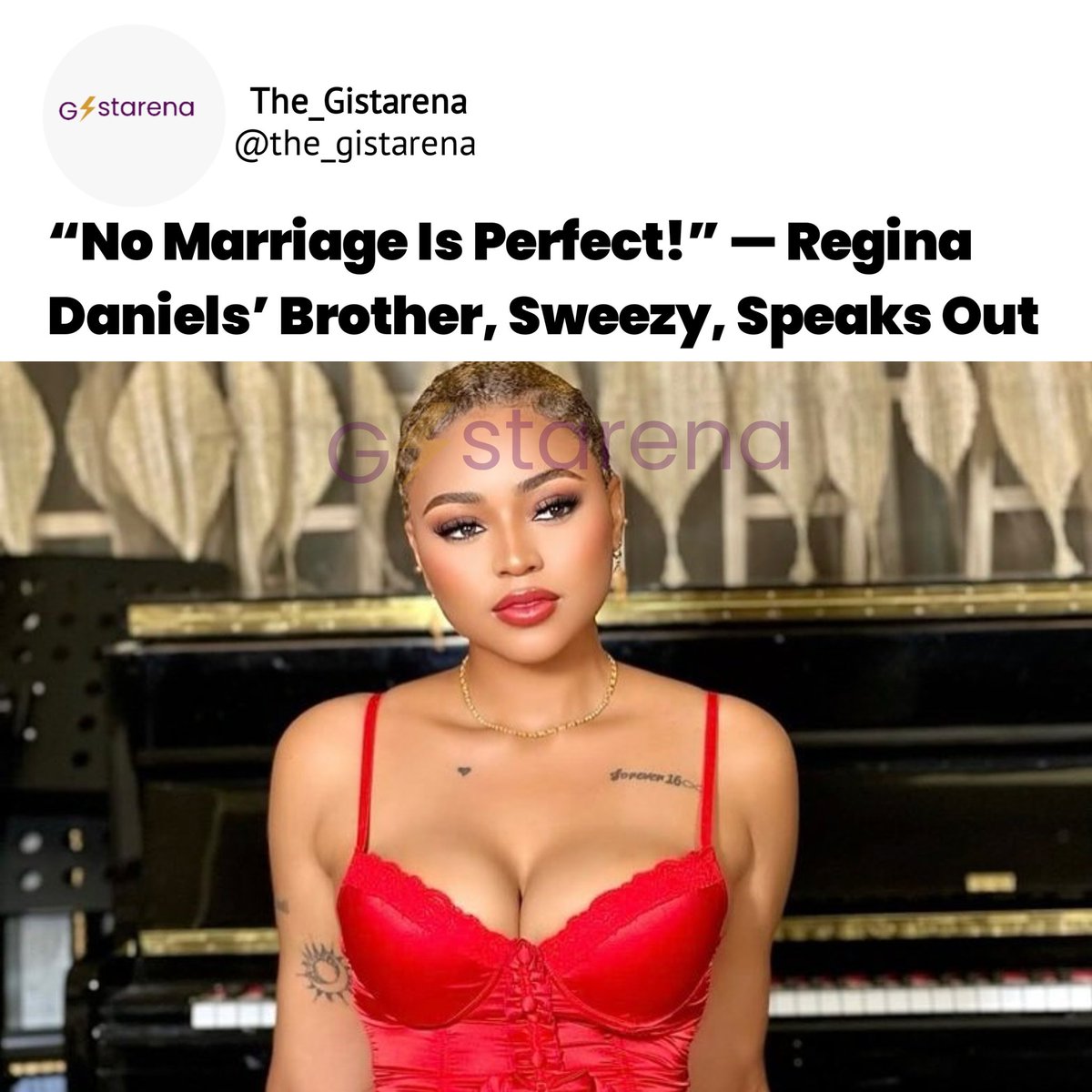 the_gistarena's tweet image. He clears the air on the ongoing drama surrounding his sister, Regina Daniels, reminding everyone that no marriage is without challenges and debunking all drug-related rumours.
Follow @the_gistarena to stay up-to-date
#reginadaniels #sweezy #nednwoko #celebritygist #TrenRoca