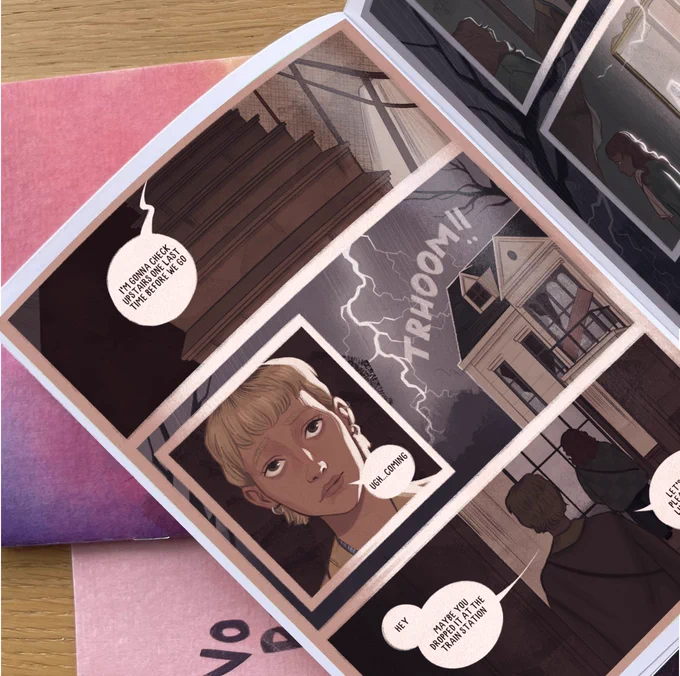 also if you liked it or know someone who might, physical copies are now up on my sh0p!! también disponible en castellano que es como lo escribí en un principio, y quizás lo suba también próximamente jeje