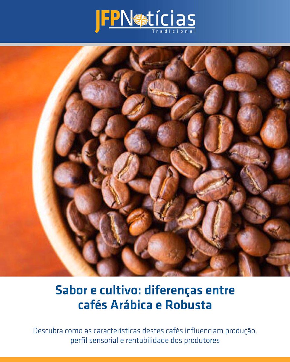 jfpnoticias's tweet image. ☕ Arábica ou Robusta?
O arábica é sinônimo de sabor refinado; o robusta, de produtividade e força no campo 🌱
#CafeArábica #CafeRobusta #Cafeicultura #Agronegocio
jfpnoticias.com.br/sabor-e-cultiv…