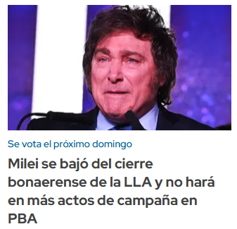 Lo bajó Cristina