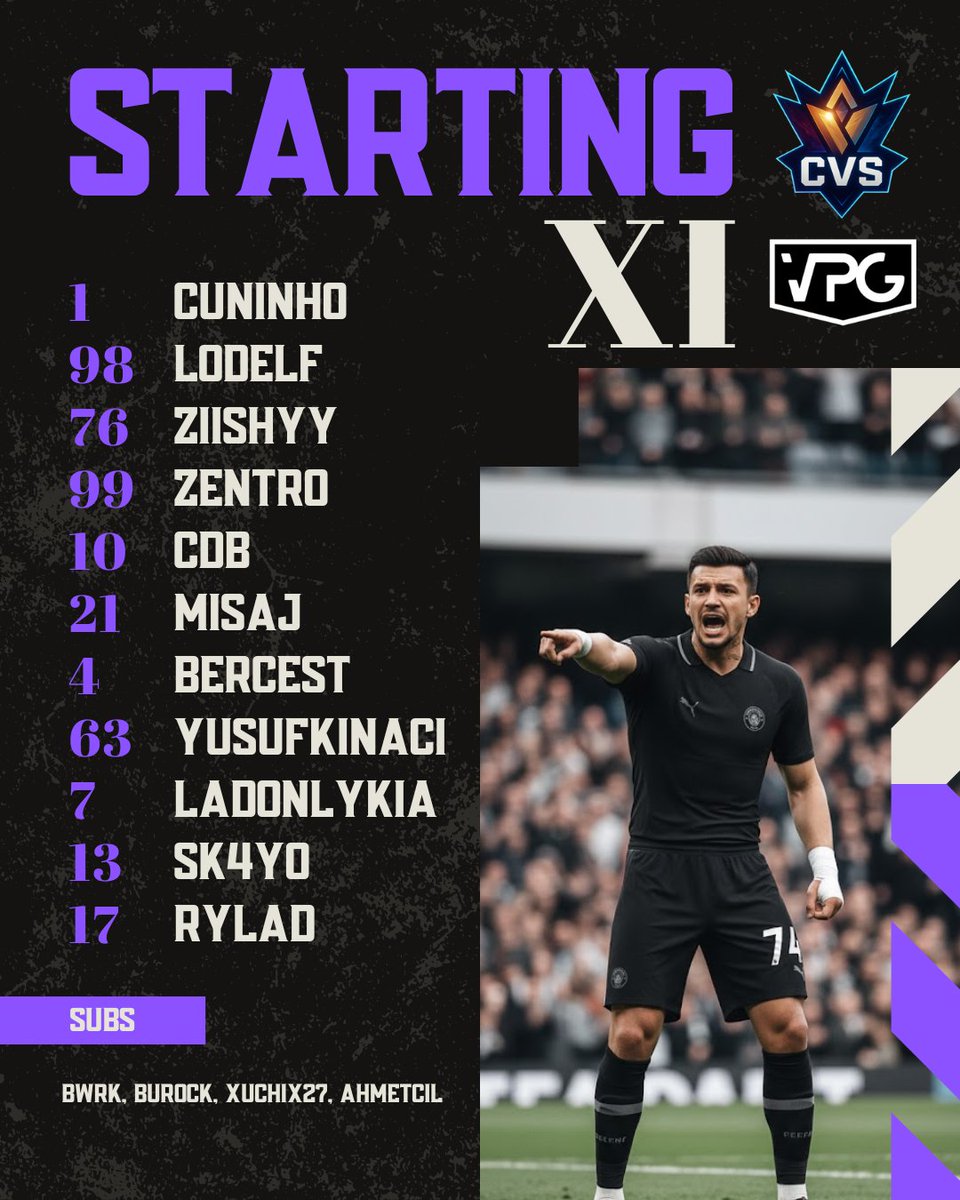 The stage is ours! 🎬
We are ready for the first match in VPG Elite 3 League.

#Cavaliers #EAFC26 #VPG #ProClubs