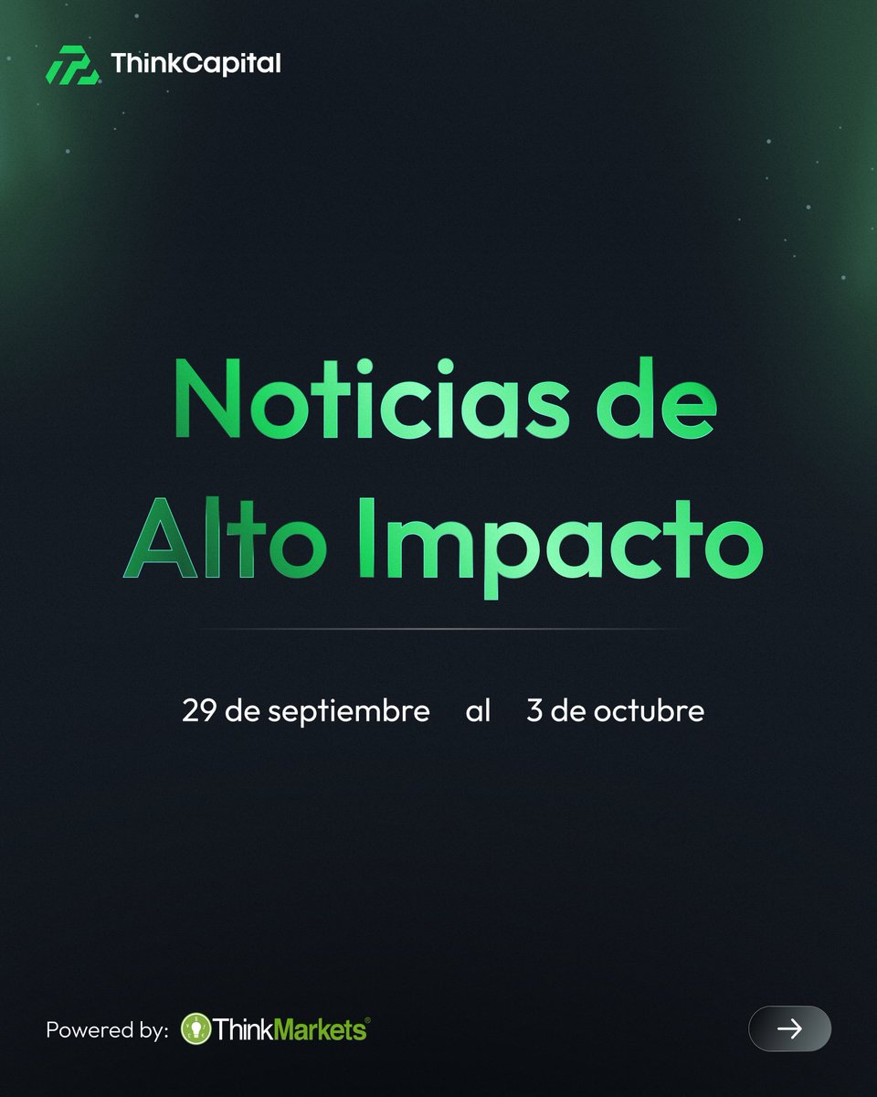 ThinkCapitalES's tweet photo. 📊 Noticias económicas de la semana 💚

Eventos de alto impacto llegan al mercado — volatilidad a la vista 🚀
Mantén la disciplina, gestiona el riesgo y aprovecha las oportunidades.

#ThinkCapital #NoticiasEconómicas #TradingMindset #Forex 💚 https://t.co/kHUBLNK03S