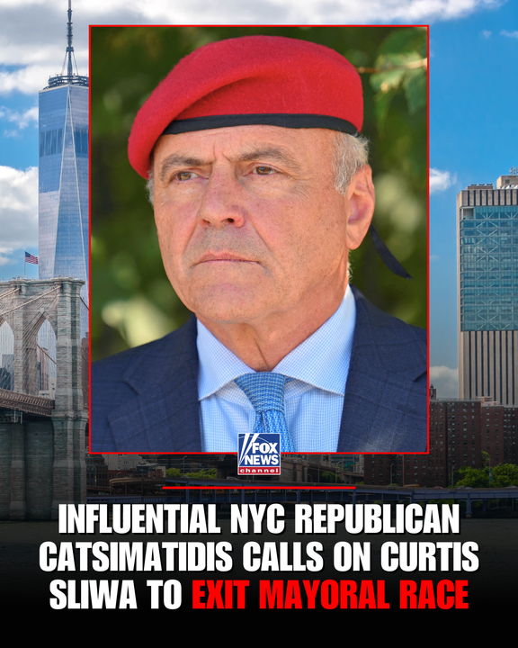 FoxNews's tweet image. CAMPAIGN CLASH: Billionaire John Catsimatidis calls on Republican New York City mayoral candidate Curtis Sliwa to drop out of the race, warning his campaign could “split the vote.”

Sliwa continues to insist he’s staying in the race.