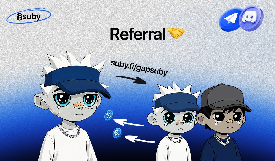 Suby Referral Program is LIVE

Anyone can now earn crypto from their favorite groups, no need to be a member.

Share your link. Get people to subscribe. Get paid.

Simple, transparent, and made for creators &amp; community owners.

Let’s break it down 🧵👇 (1/10)