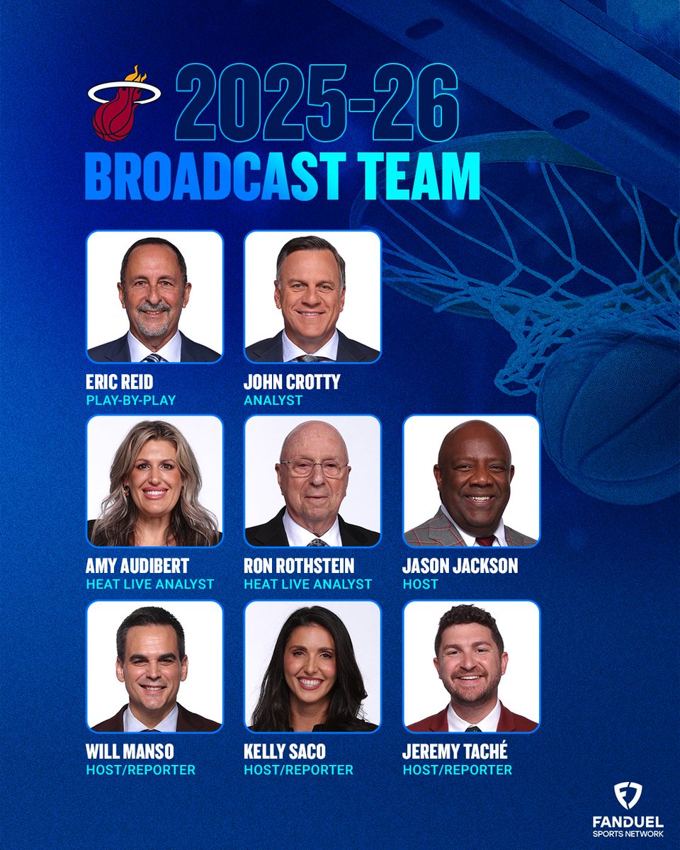 The crew is back for another season of @MiamiHeat basketball! 

#HEATNation