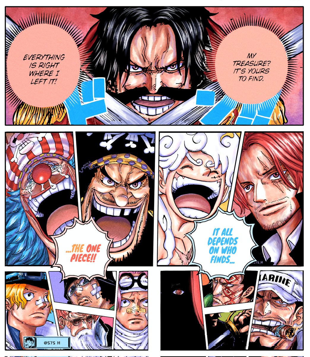 #ONEPIECE1163

All Top Tiers not mentioned in this panel:

-Mihawk
-Warcury
-Borsalino
-Nusjuro
-Aramaki
-Mars
-Issho
-Ju peter
-Loki
-Garp
-Sengoku
-Kong

What is Oda planning on each of them?
