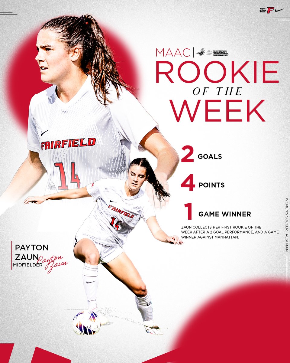 🤘 more wins; 🤘 more awards

▶️: fairfieldstags.com/news/2025/10/2…

⚽️🤘