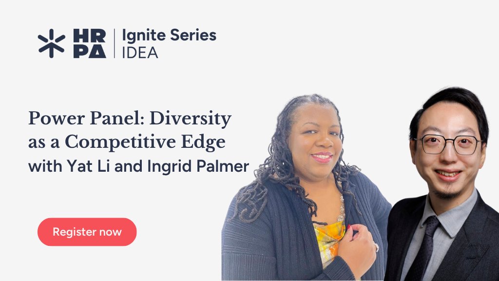 How do inclusive workplaces gain a competitive edge? 💡
Join Yat Li and Ingrid Palmer at #HRPAIgniteIDEA (Nov 17) for a powerful panel on how diversity drives innovation, culture, and success.
🔗 Register: hubs.la/Q03P89c60
Title Sponsor: EMD Serono