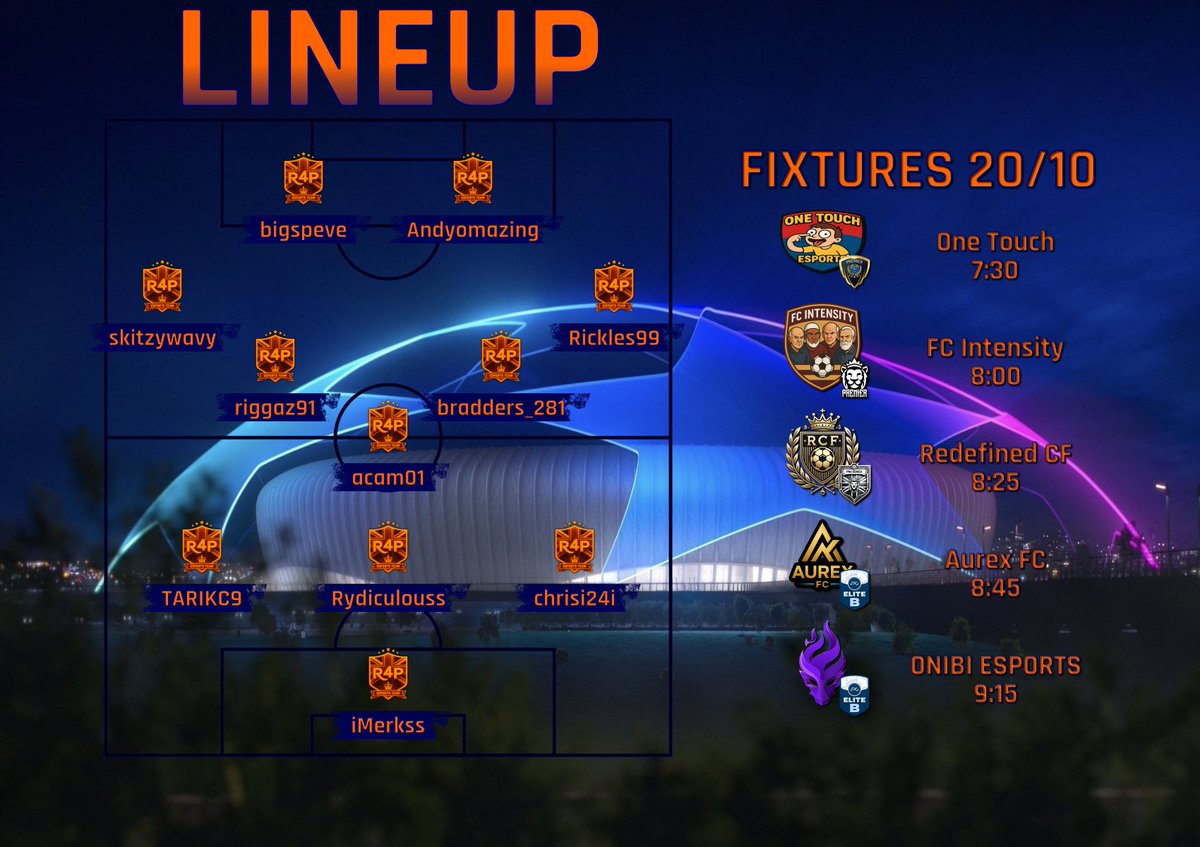 R4P (@r4p11s) on Twitter photo ๐ช๐บ| <a href="/OfficialVPG/">Virtual Pro Gaming</a> 
๐ฌ๐ง| <a href="/VPGUK/">VPG United Kingdom</a> 
๐ช๐บ| <a href="/VPGEurope/">Virtual Pro Gaming | Europe</a> 
๐ฌ๐ง| <a href="/BRFCHub/">BRFC Hub</a> 
๐พ| twitch.tv/ribbed4pleasure
๐
| 20/10/25
โ๏ธ| 19:30 GMT 
๐งก R4P Game night _ Letโs go ๐ช ๐งก ๐ช๐บ| <a href="/OfficialVPG/">Virtual Pro Gaming</a> 
๐ฌ๐ง| <a href="/VPGUK/">VPG United Kingdom</a> 
๐ช๐บ| <a href="/VPGEurope/">Virtual Pro Gaming | Europe</a> 
๐ฌ๐ง| <a href="/BRFCHub/">BRFC Hub</a> 
๐พ| twitch.tv/ribbed4pleasure
๐
| 20/10/25
โ๏ธ| 19:30 GMT 
๐งก R4P Game night _ Letโs go ๐ช ๐งก