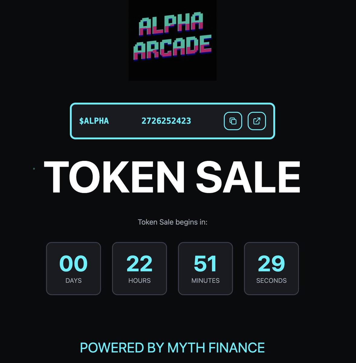 AlphaArcade69's tweet image. 11 days after hitting $2.5M in volume, we’re already about to cross $3M, and you can still ONLY make predictions with an Algorand wallet!🔥
Soon you can predict with credit cards, Apple Pay, &amp; any crypto. Sky is the limit 🚀
The next $ALPHA token sale goes live in &lt;24 hours👇