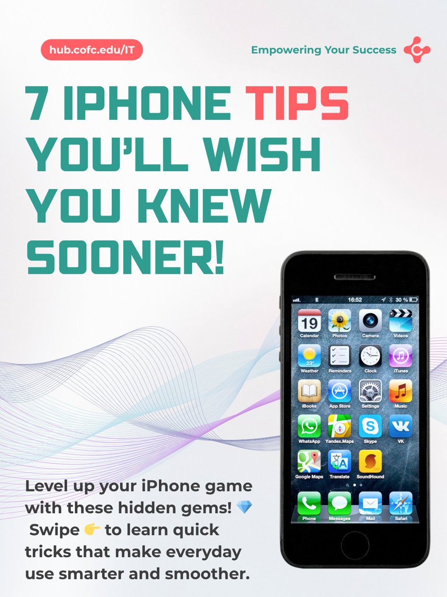 cofcit's tweet image. 📱 iPhone Tips You’ll Wish You Knew Sooner!
💡 Which one will you try first? 
#iPhoneTips #TechHacks #AppleLife