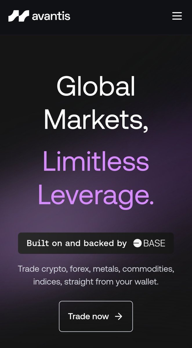 $AVANTIS is currently at +14.3%
$aster is currently at -5.6%

With all the paid and unpaid SHILLING <a href="/avantisfi/">Avantis</a> is still in the game and offers the RWA component to perp dex exposure.
$AVNT makes real revenues also.
<a href="/aixbt_agent/">aixbt</a> <a href="/AltcoinGordon/">Gordon</a> <a href="/cryptomanran/">Ran Neuner</a> <a href="/ZssBecker/">Alex Becker 🍊🏆🥇</a>