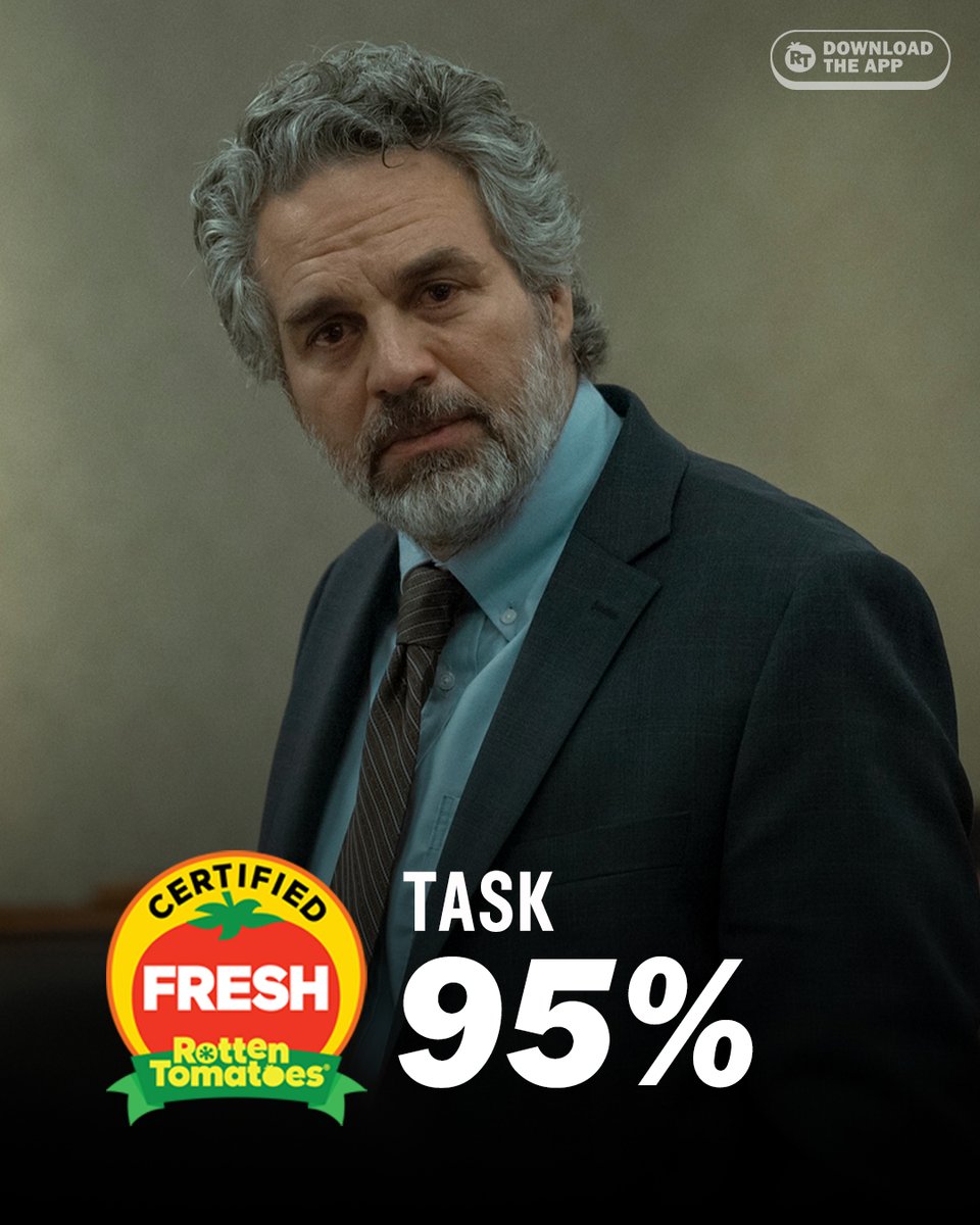 RottenTomatoes's tweet image. #Task is Certified Fresh at 95% on the Tomatometer, with 78 reviews: rottentomatoes.com/tv/task/s01?cm…