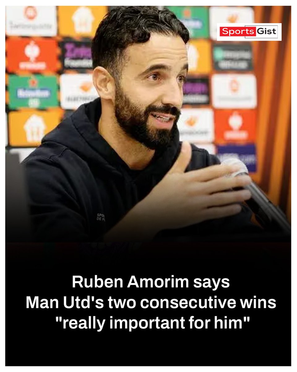 Ruben Amorim says Man Utd's two consecutive wins "really important for him"

#SportsGist
Otumfour | United Party | Deco | Graham Potter | Stuart | Danny | Texans |
