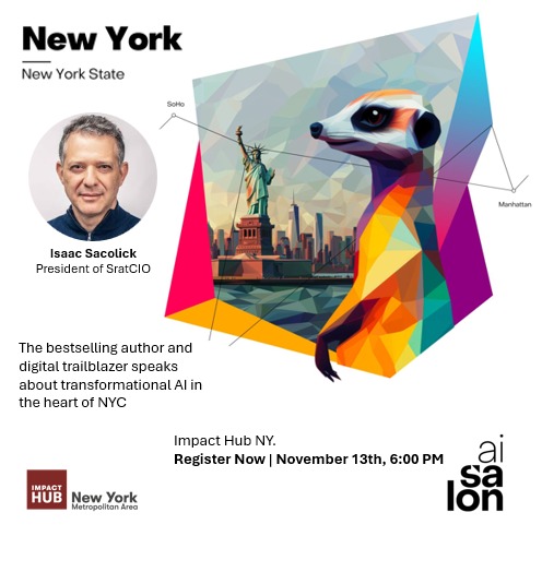AI Salon #NewYork <a href="/nyike/">Isaac Sacolick</a>, president of <a href="/star_cio/">StarCIO</a>, best-selling author and recognized digital trailblazer, will be joining us for an exclusive session The Business transformation frontier with #AI at <a href="/ihnymetro/">Impact Hub New York Metropolitan Area</a>
November 13 | 6:00 PM
Register 👉🏻 luma.com/AI-Salon-NewYo…