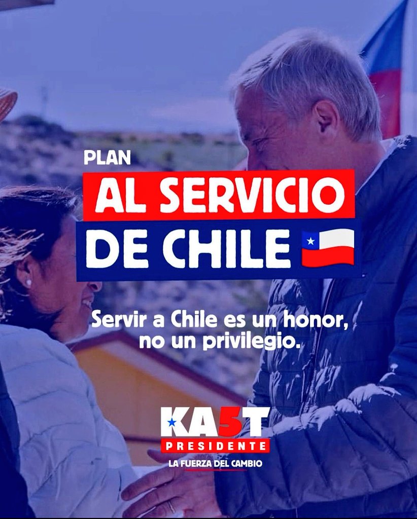 Que servir el país sea un privilegio y no un botín para hacerse millonario. 
#AlServicioDeChile
#LaFuerzaDelCambio