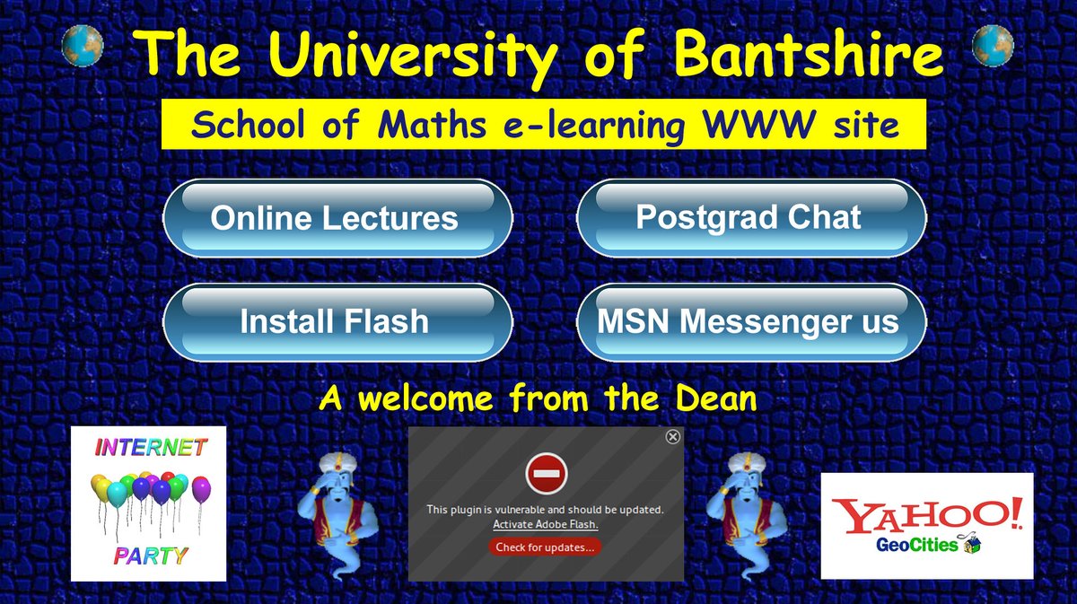 🚨 While Amazon Web Services crumbled, our state-of-the-art GeoCities-powered learning environment stood strong