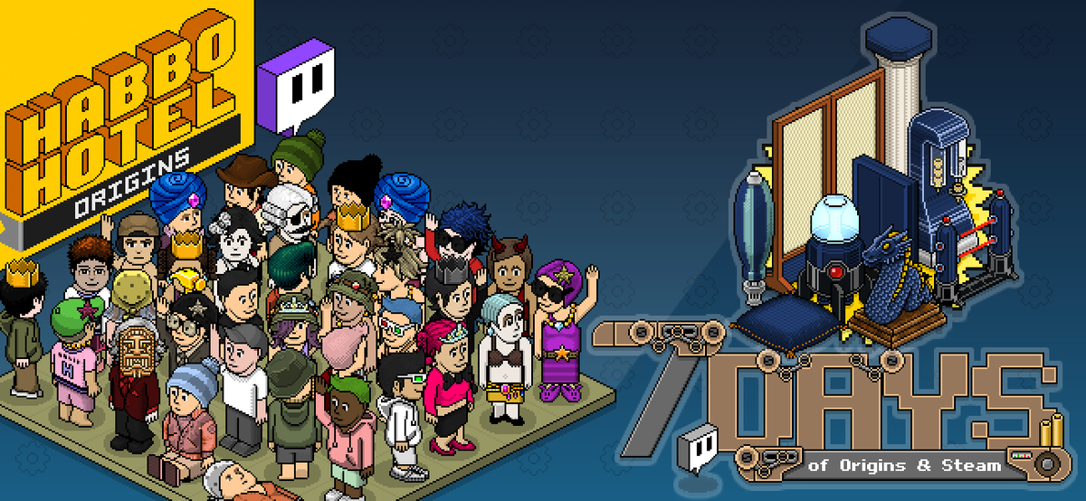 ⚙️ 7 Days of Origins &amp; Steam

Join us as we continue to celebrate the launch on Steam with a seven-day long festival led by our community. 🥳

Make some new friends, compete in events/games and potentially grab yourself a Midnight Blue rare!

Check the 🧵👇