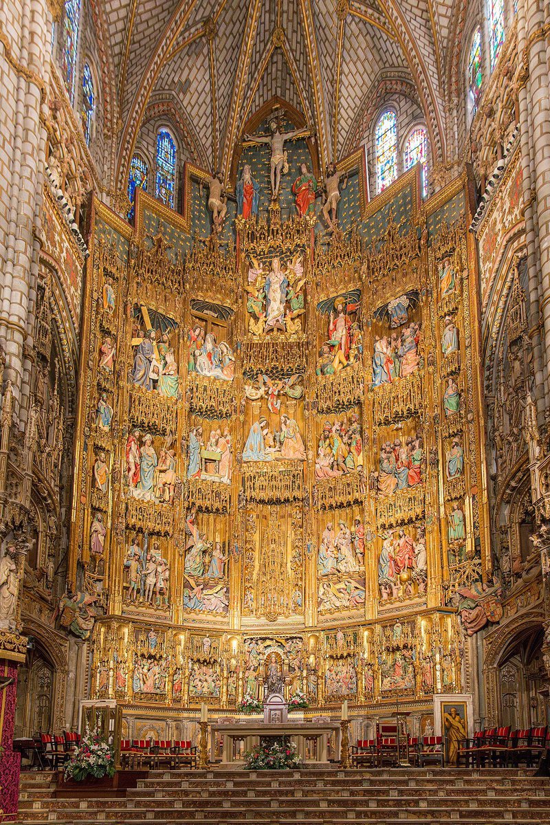 Main altarpiece of the Toledo Cathedral.