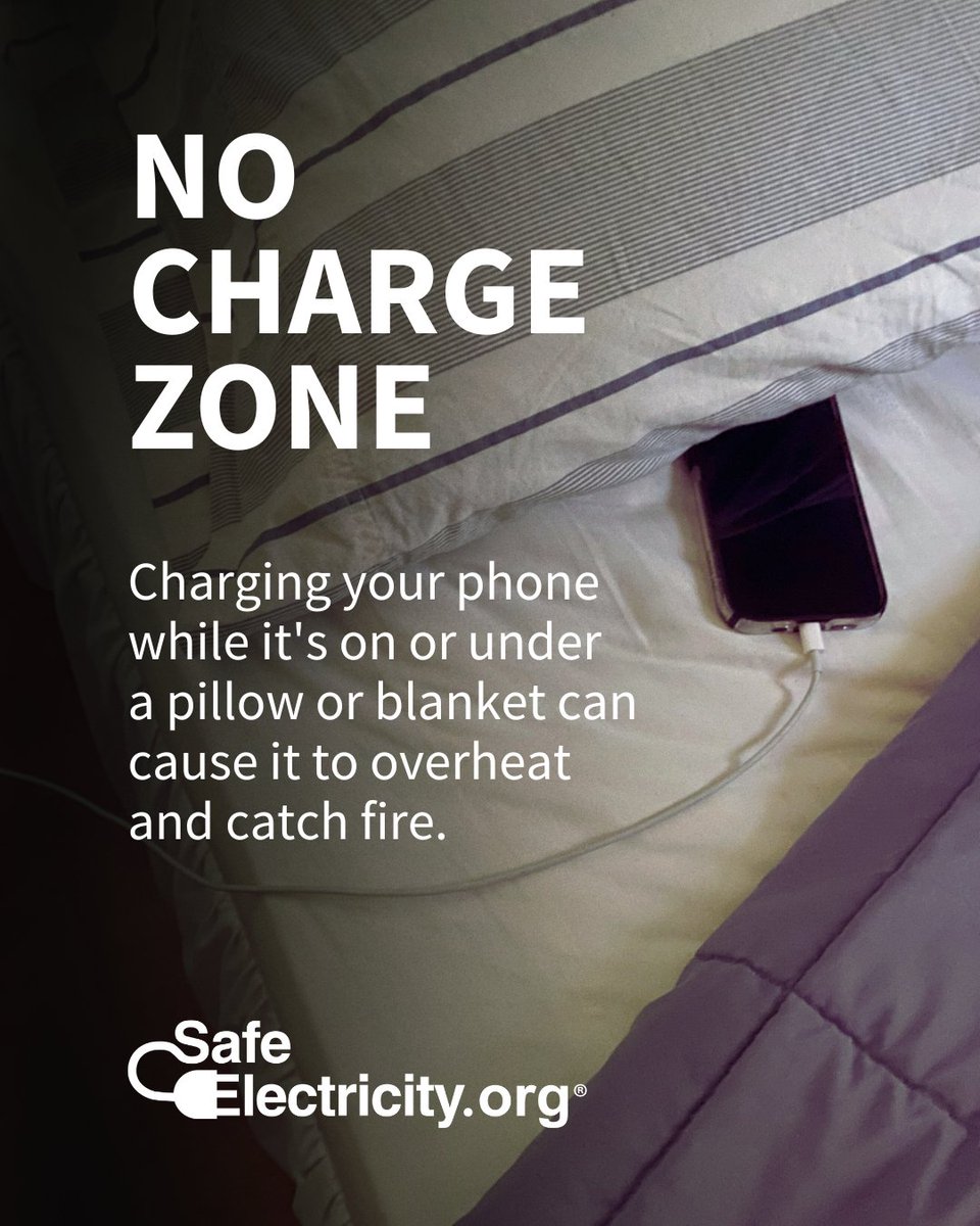 We want you to use every watt safely! Always charge your devices on a hard, flat surface to keep them cool and protected.