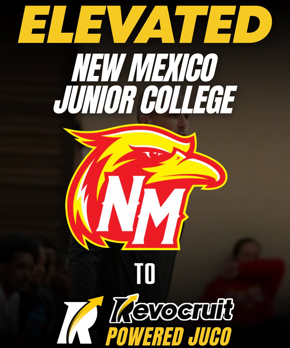 JC4PT's tweet image. 🚨 Revocruit Powered JUCO Alert
We’re excited to announce that New Mexico Junior College Men’s Basketball has been Elevated to a Revocruit Powered JUCO — joining an elite group of programs redefining exposure, connectivity, and recruiting at the junior college level.
🗣️ “NMJC…