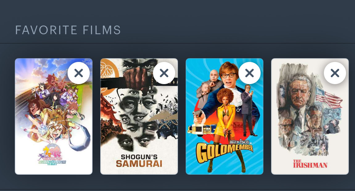 After seeing <a href="/DaSemiStable/">PEPSI | SemiStable</a> on my timeline so much. I actually am making a letterboxed account. Looking at my favorite films, I might need to get out to the movies more…
boxd.it/gWRw1