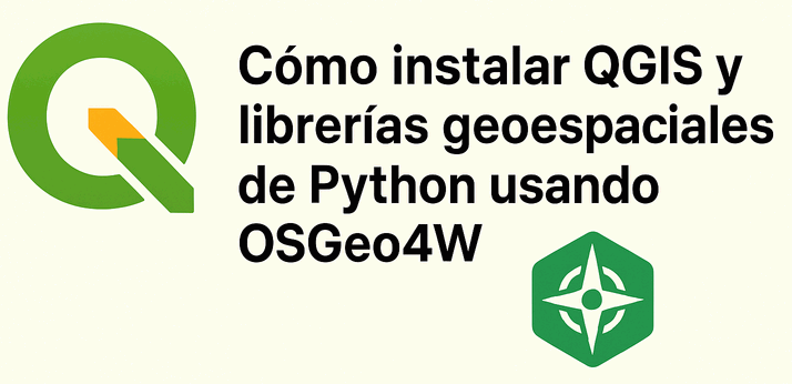 MappingGIS's tweet image. Cómo instalar QGIS y librerías geoespaciales de #Python usando OSGeo4W
mappinggis.com/2025/10/como-i…