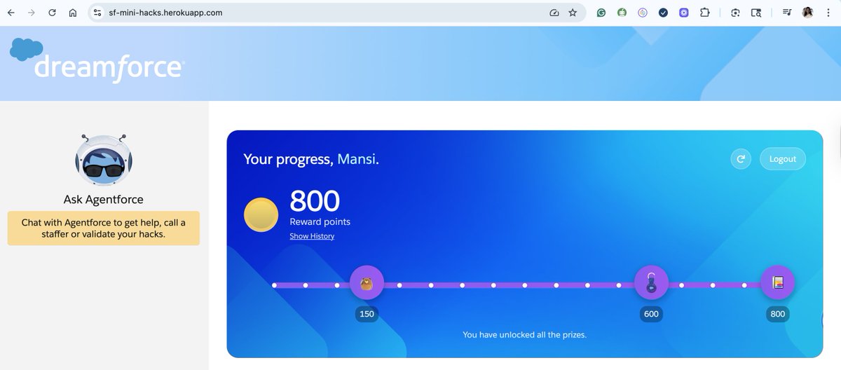 MansiMore99's tweet image. Runner-Up at #MiniCampHack, #df25! 💥 Built a #solo project using @salesforce  Agentforce + @googlecloud Gemini to turn case images into smart product recommendations,all automated in Salesforce! 🏆 
#df25 #ai #agentforce #Innovation