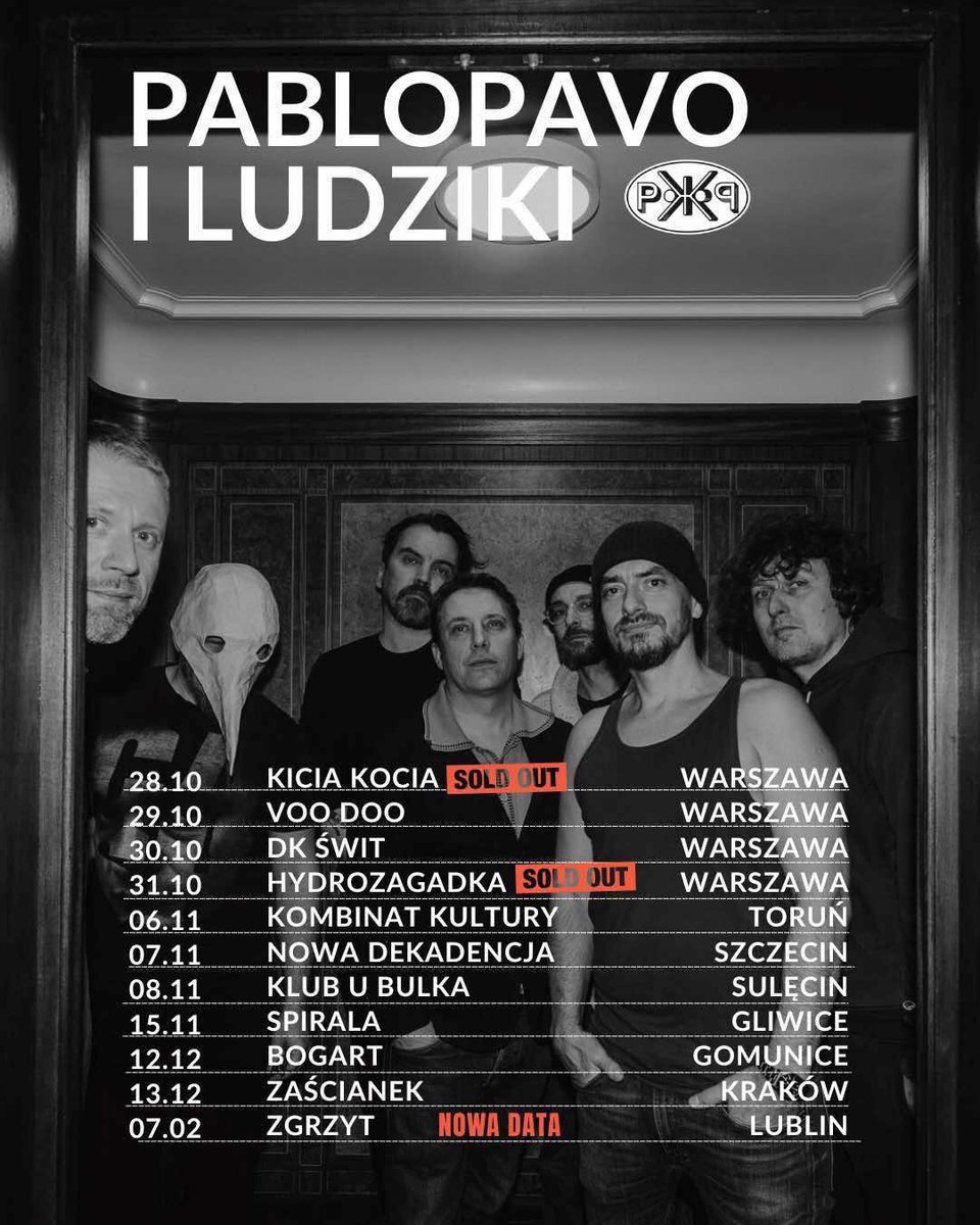 karrot_k's tweet photo. Sprzedaliśmy Hydrozagadkę.
Dodaliśmy lutowy koncert w Lublinie.

Zapraszamy!

#lakuna2 #pablopavo #LiveMusic https://t.co/6ZjSKHyZ2M
