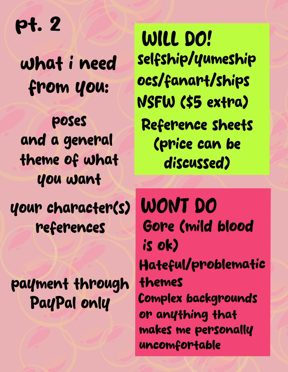 Soapy_grill's tweet photo. HELLO HI
FINALLY UPDATED MY COMM SHEET
I AM OPEN TO DRAWING MOST STUFF JUST DM AND WE CAN DISCUSS!!
I WANNA DRAW FOR PEOPLE https://t.co/avr15IJJPz