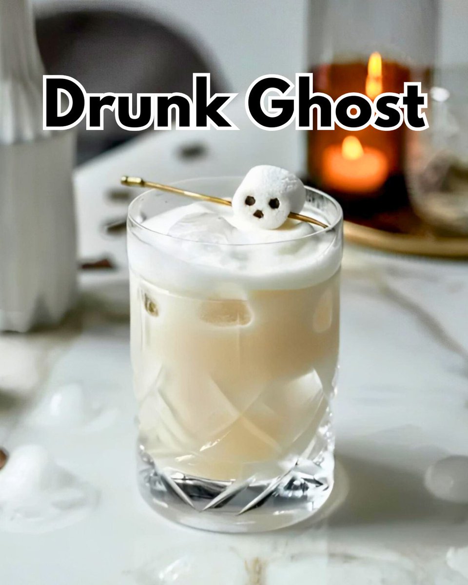 The only kind of ghost you’ll want to keep around. Meet the Drunk Ghost Cocktail. 🥥💀
Save the recipe: mybartender.com/recipe/drunk-g…