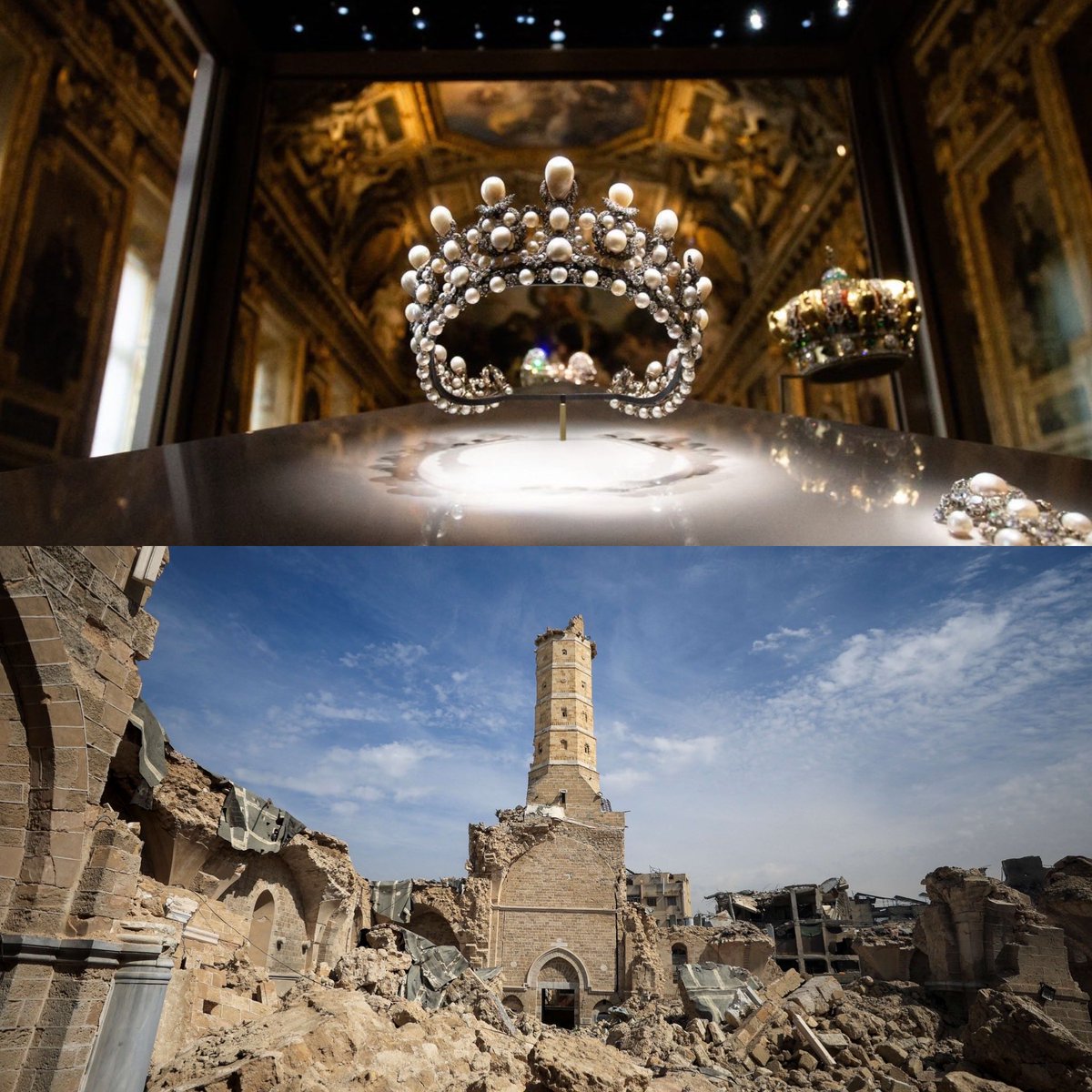 Le vol des bijoux du Louvre émeut, à juste titre : s’en prendre au patrimoine, c’est voler la mémoire des peuples. Ailleurs - à Gaza, en Ukraine, en Syrie - ce sont des siècles d’histoire qui disparaissent sous les bombes. En plus des morts, c’est la mémoire du monde qui brûle.